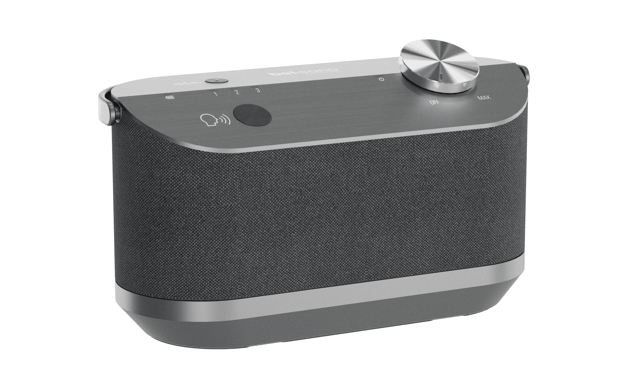 TV-Hörverstärker bel sono auf basis leicht schräg